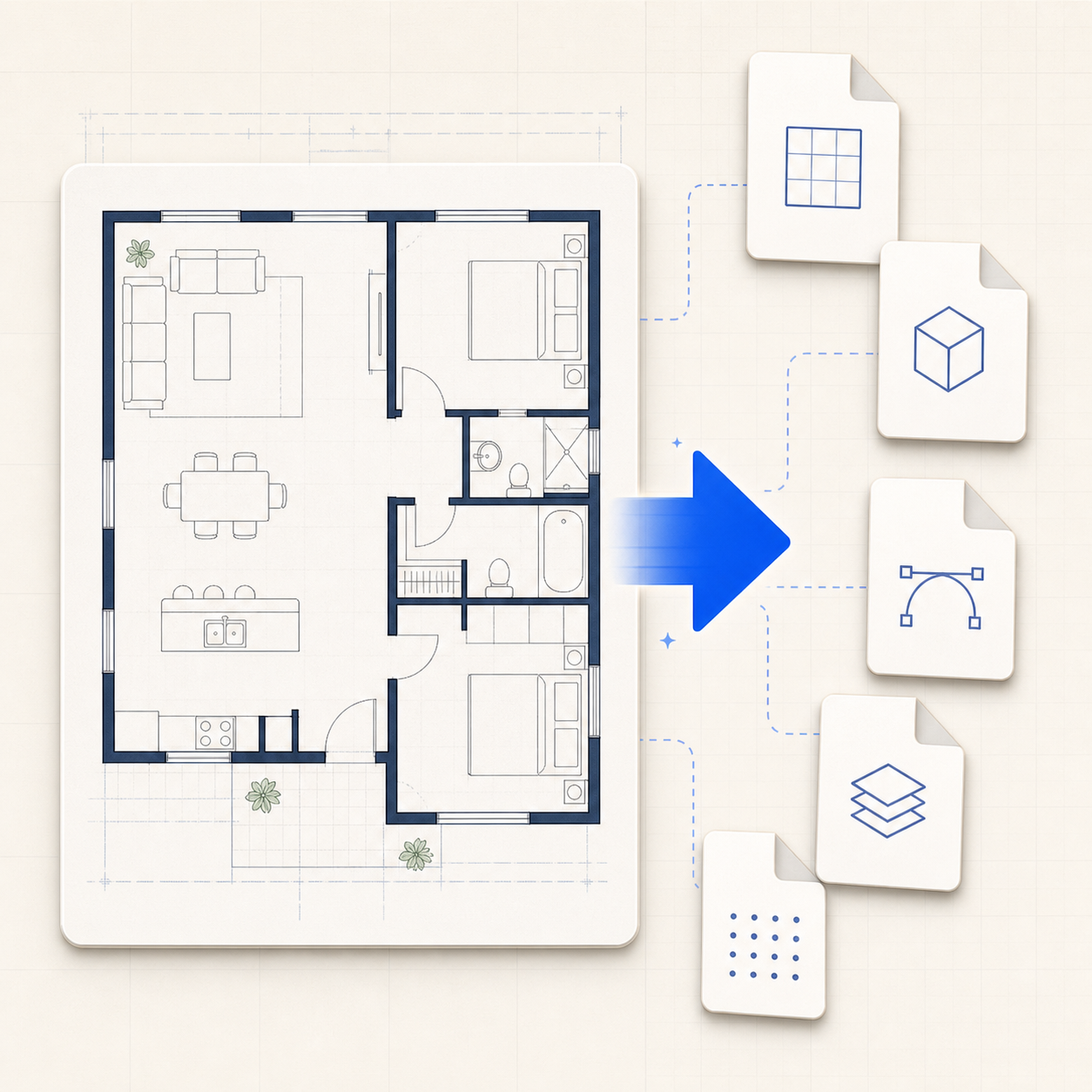Generated floor plan saved as a PNG result