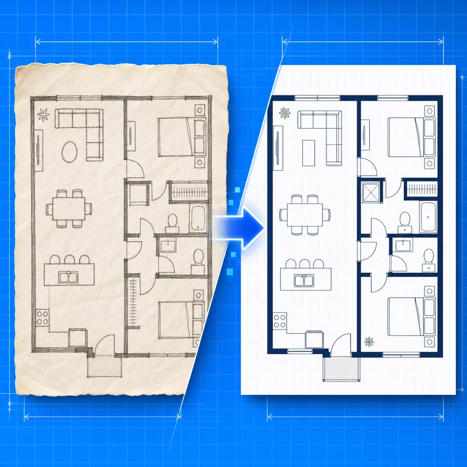 Sketch to Floor Plan cover